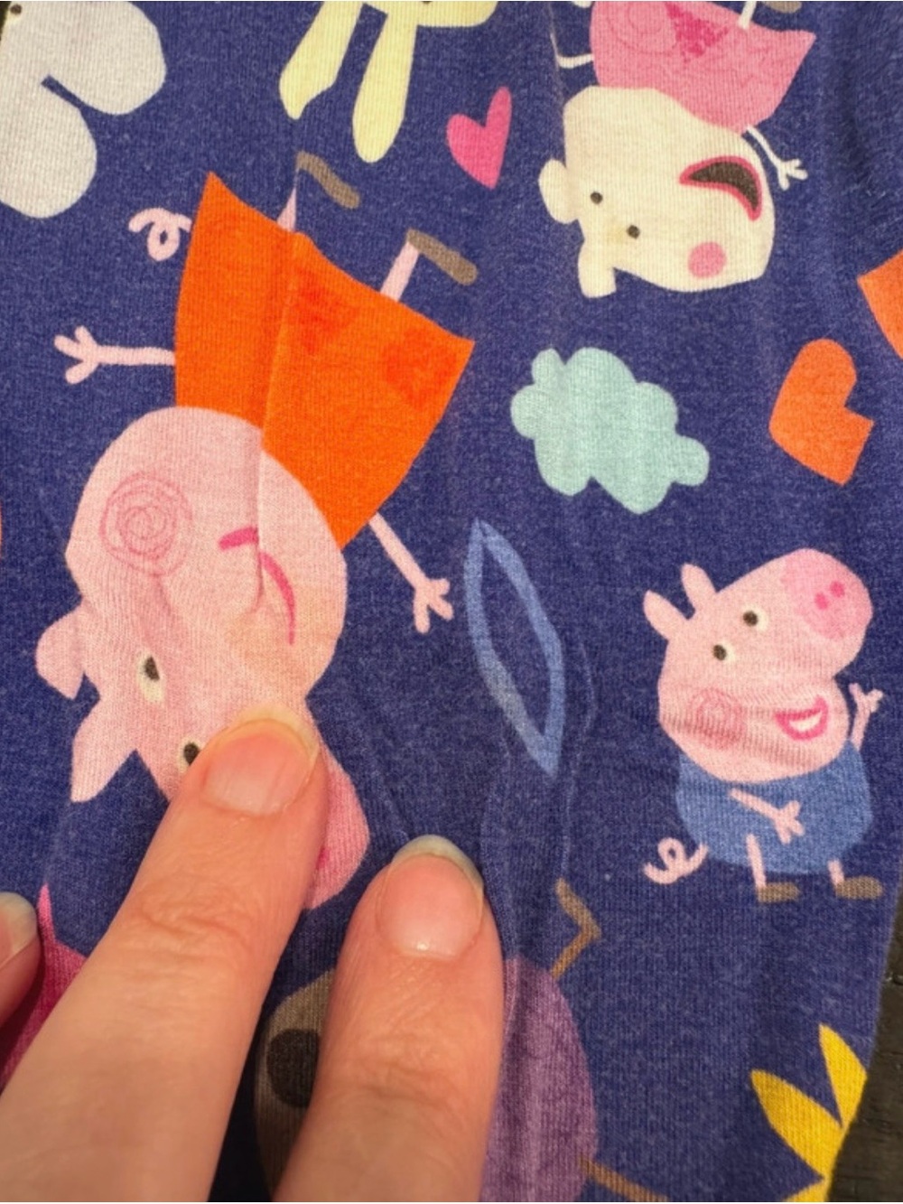 Bums & Roses Peppa Pig Size 2T PJs - Picture 5 of 6